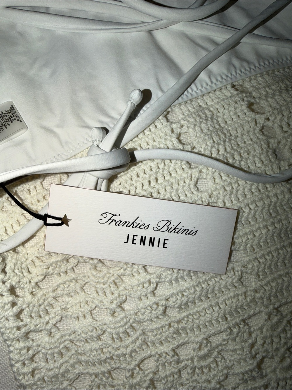 NWT Frankie’s Tankini Crochet Top - Picture 3 of 4